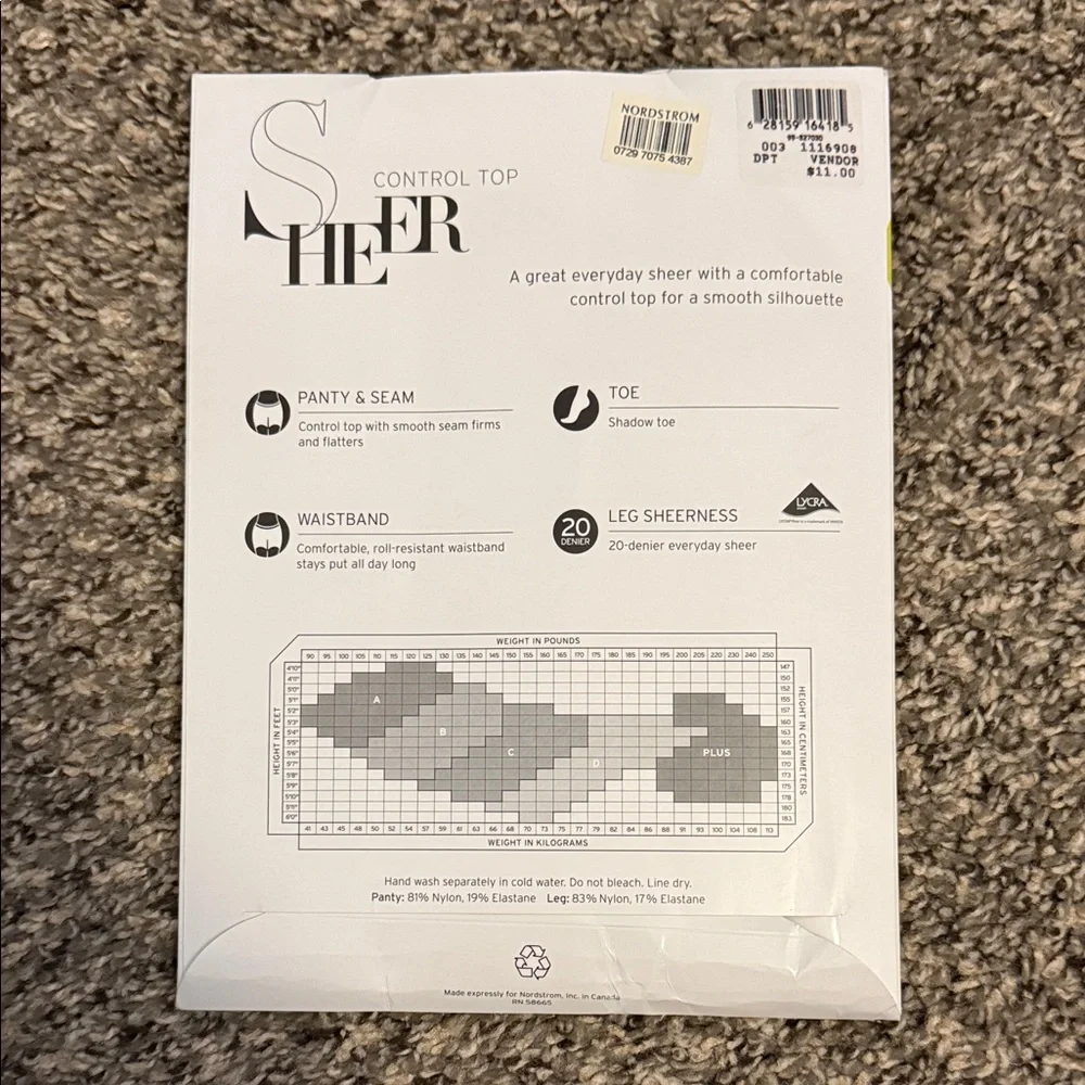 4 pairs panty hose new in package